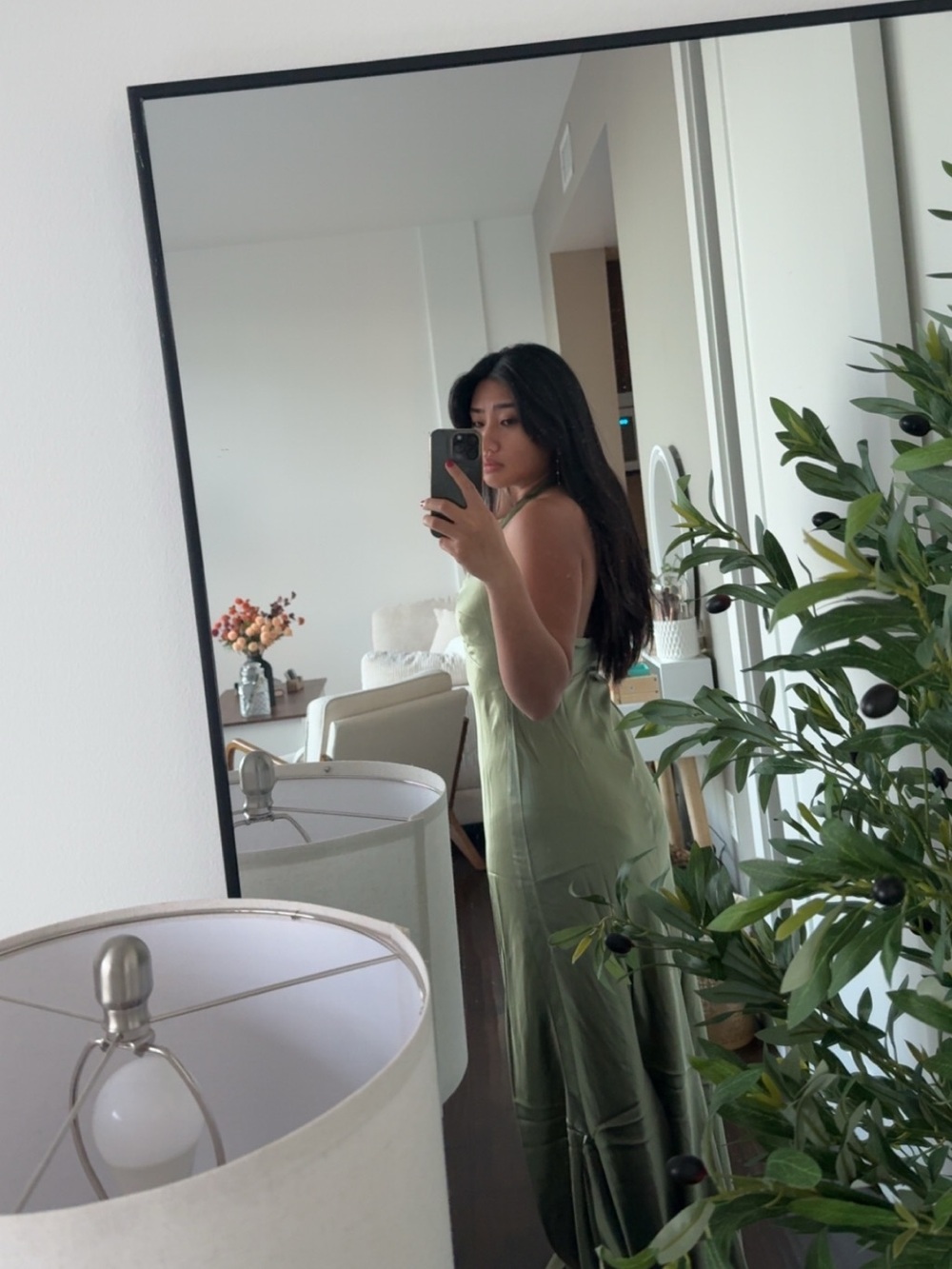 Reformation Daniela Silk Halter Maxi Dress - Picture 7 of 8